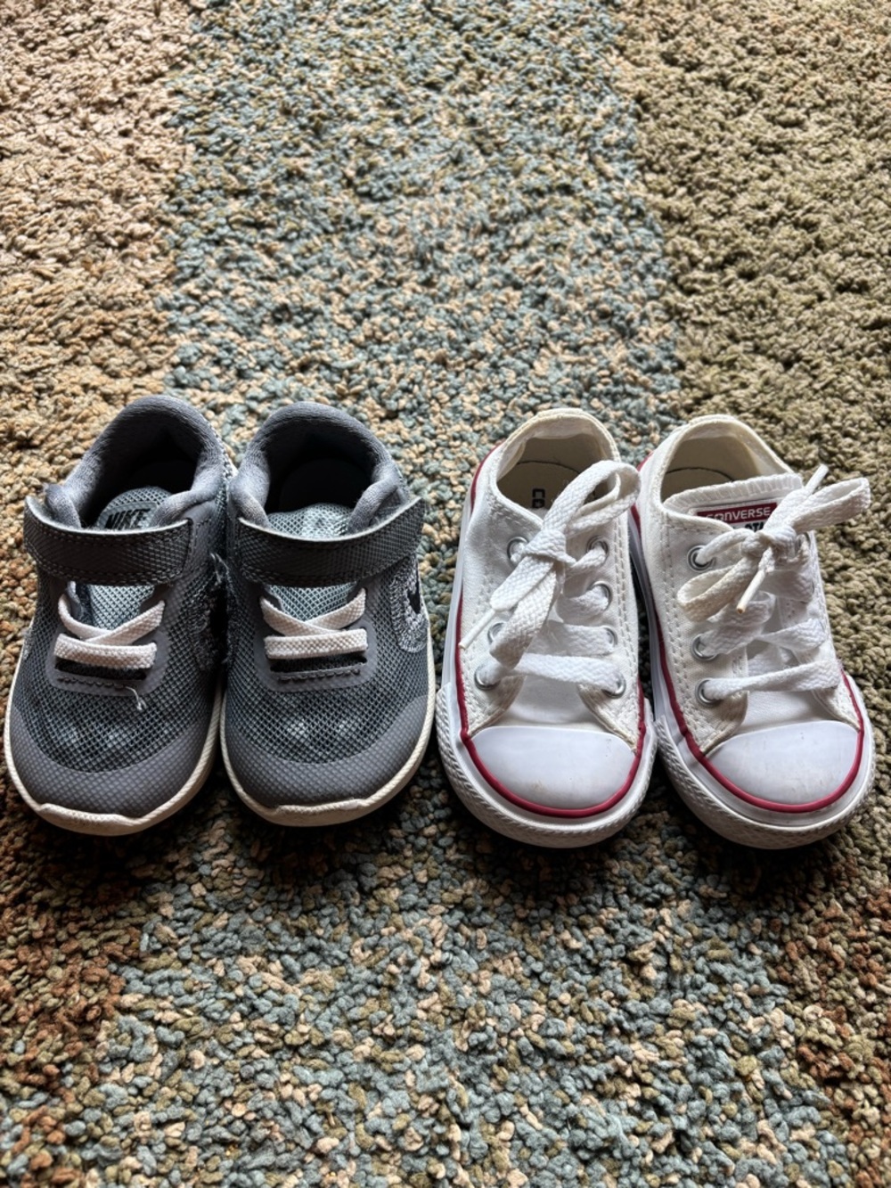 Toddler Boys Size 4 Shoes Bundle Nike Converse